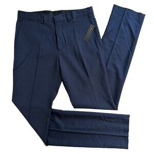 NWT Theory Marlo U Kirtling Pants Navy Size 32